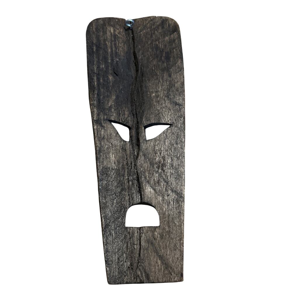 Vintage Denver Broncos Wood Wall Tiki Art Decor Wood Carved Hand Painted Origina - Picture 6 of 6
